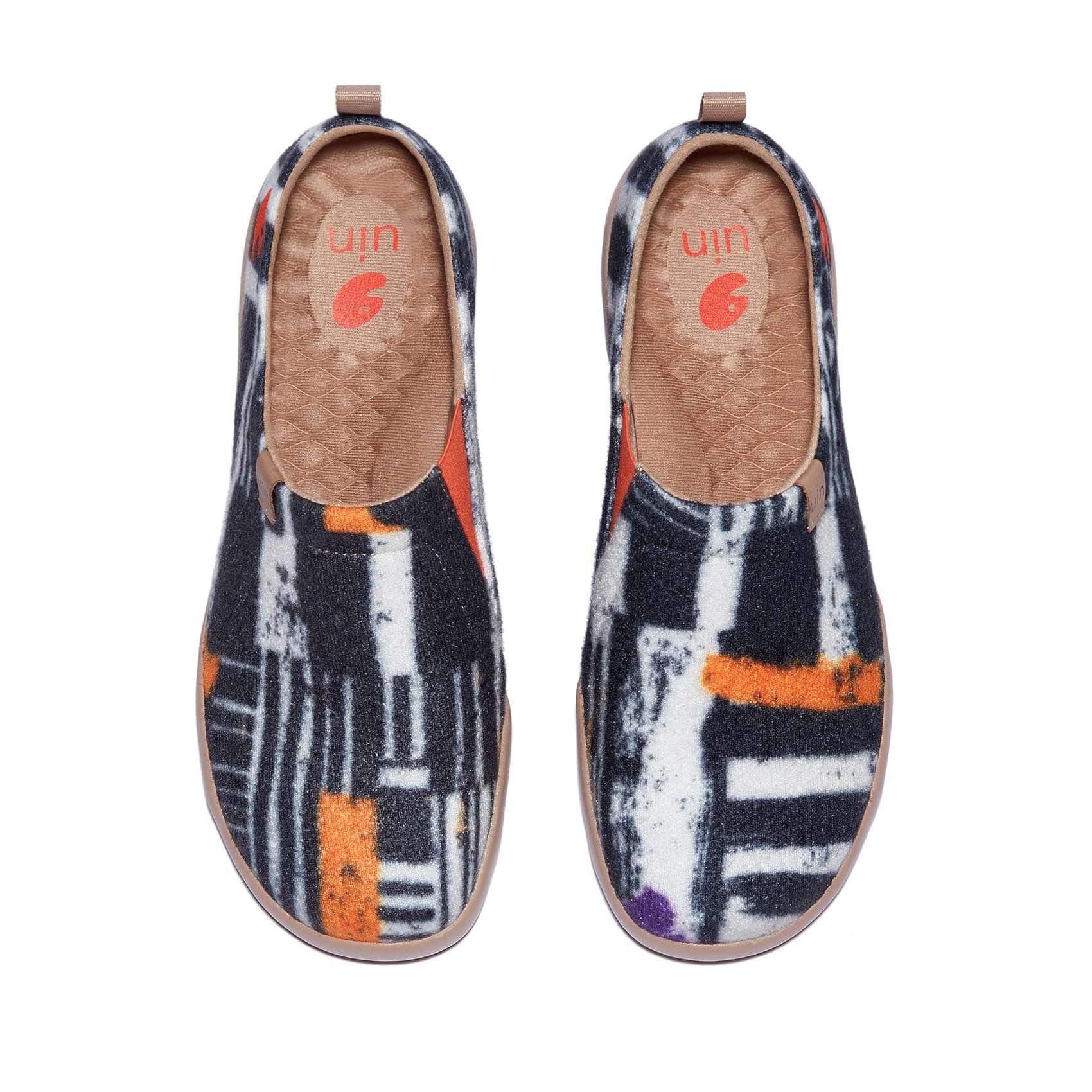 UIN Women's Walking Art Travel Shoes Slip On Casual Loafers