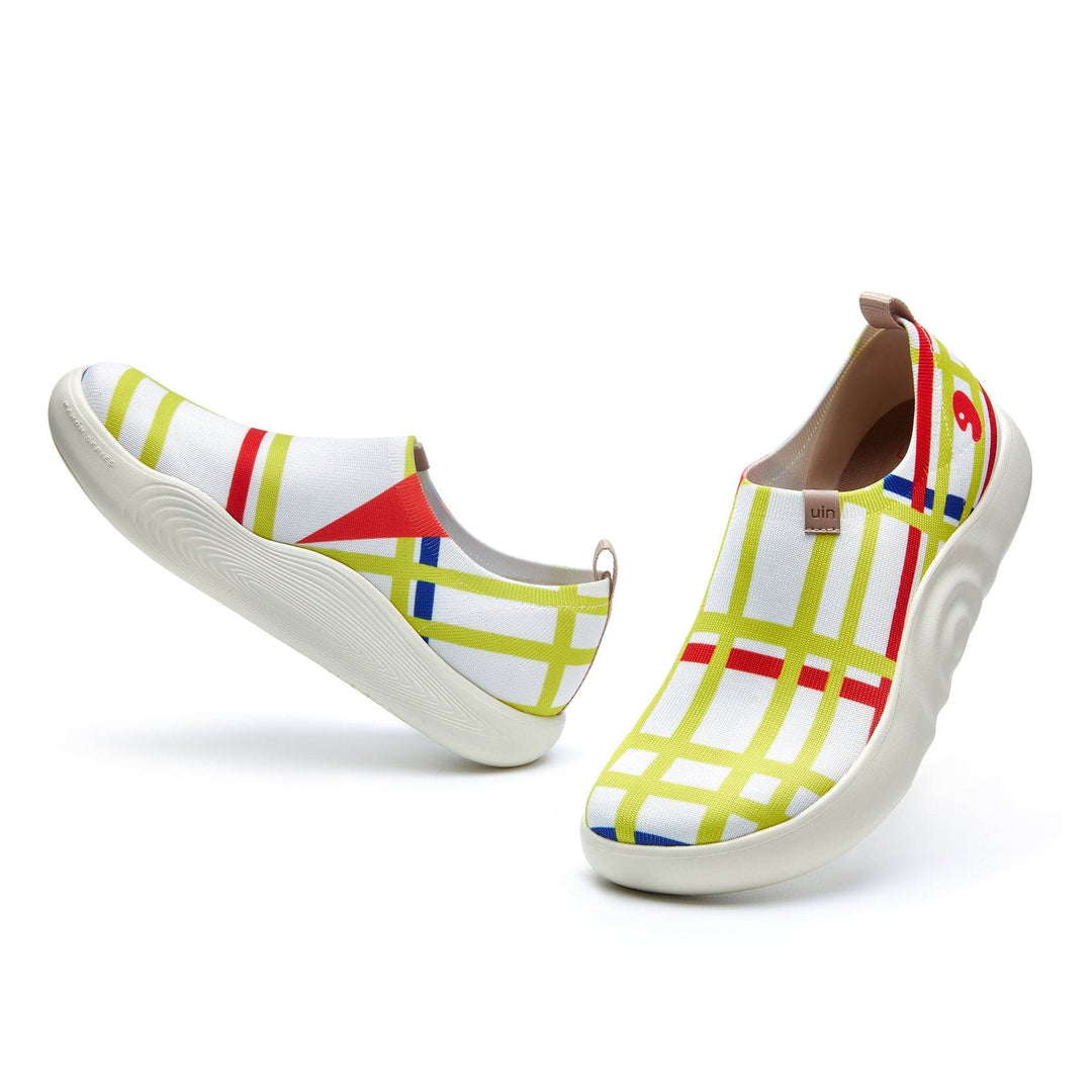 UIN Footwear Men Piet Mondrian New York City 2 Toledo X Men Canvas loafers