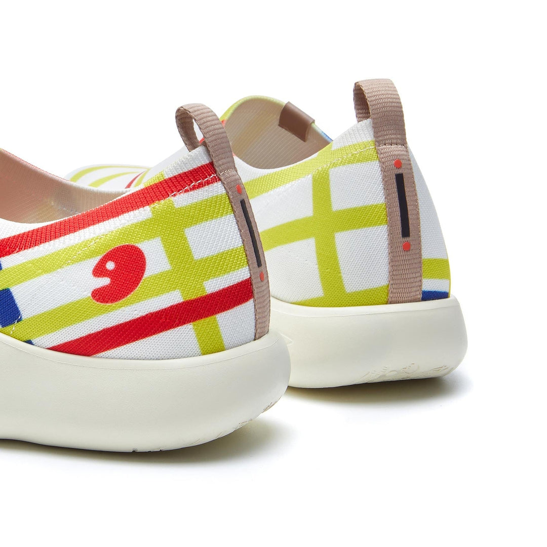 UIN Footwear Men Piet Mondrian New York City 2 Toledo X Men Canvas loafers