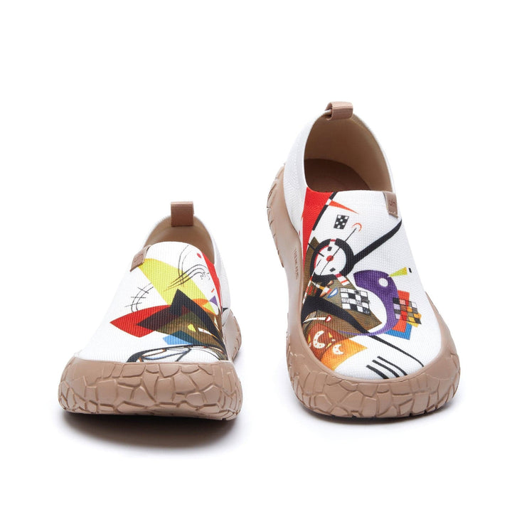 UIN Footwear Men Vassily Kandinsky Auf Weiss II Toledo IV Men Canvas loafers