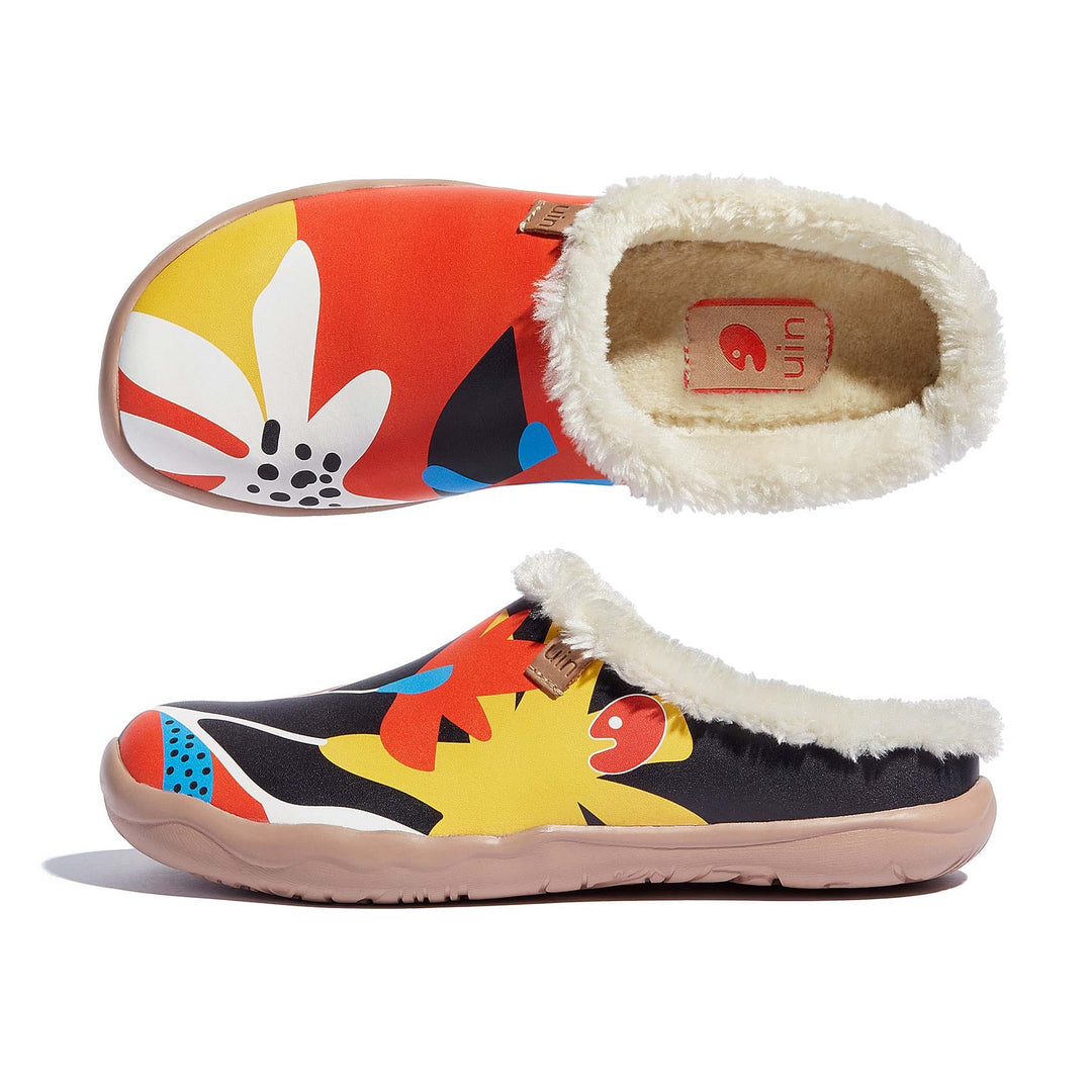 UIN Women's Slipper Fashion Comfort Travel Shoes Wide Toe Casual