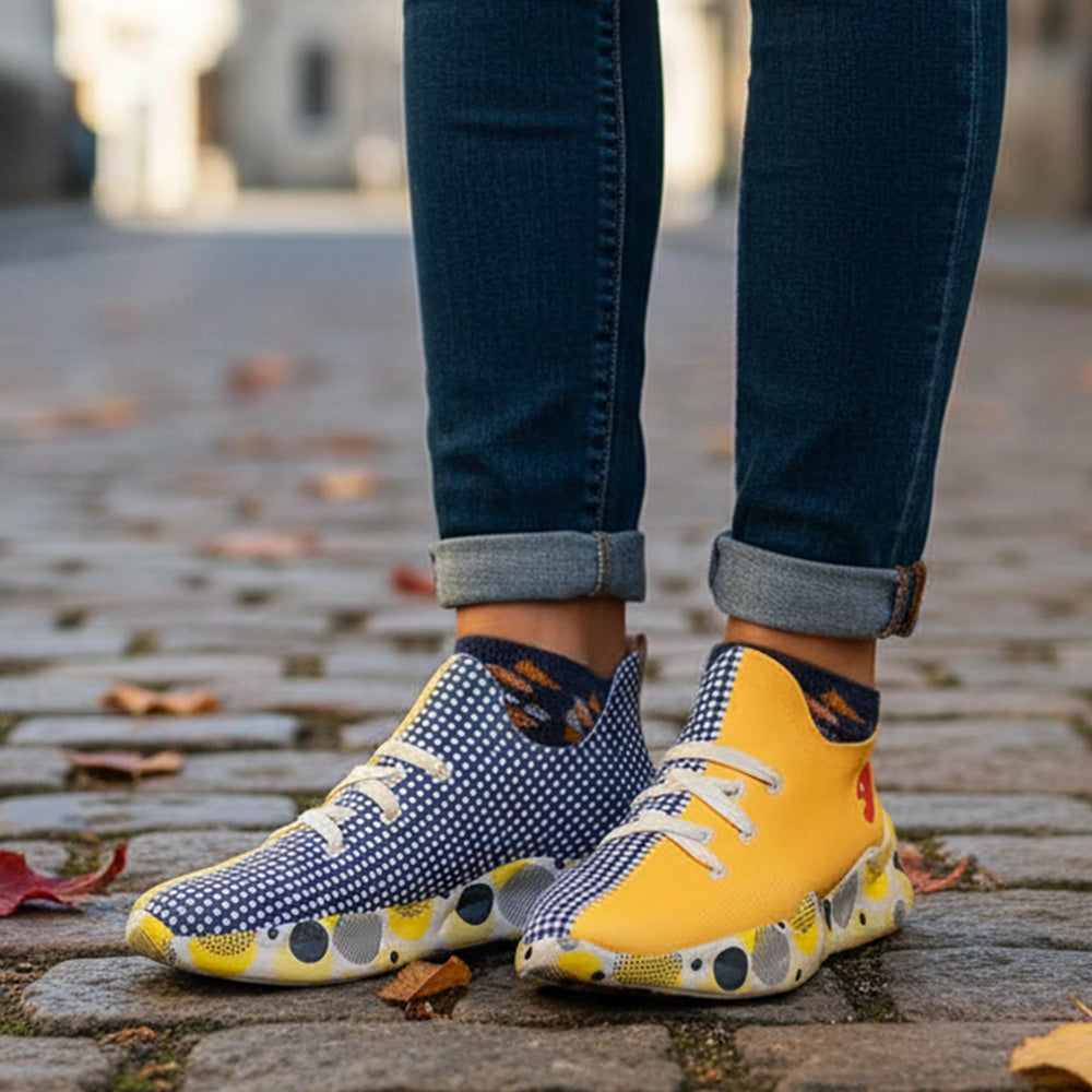 Grey & Yellow Mijas I Women