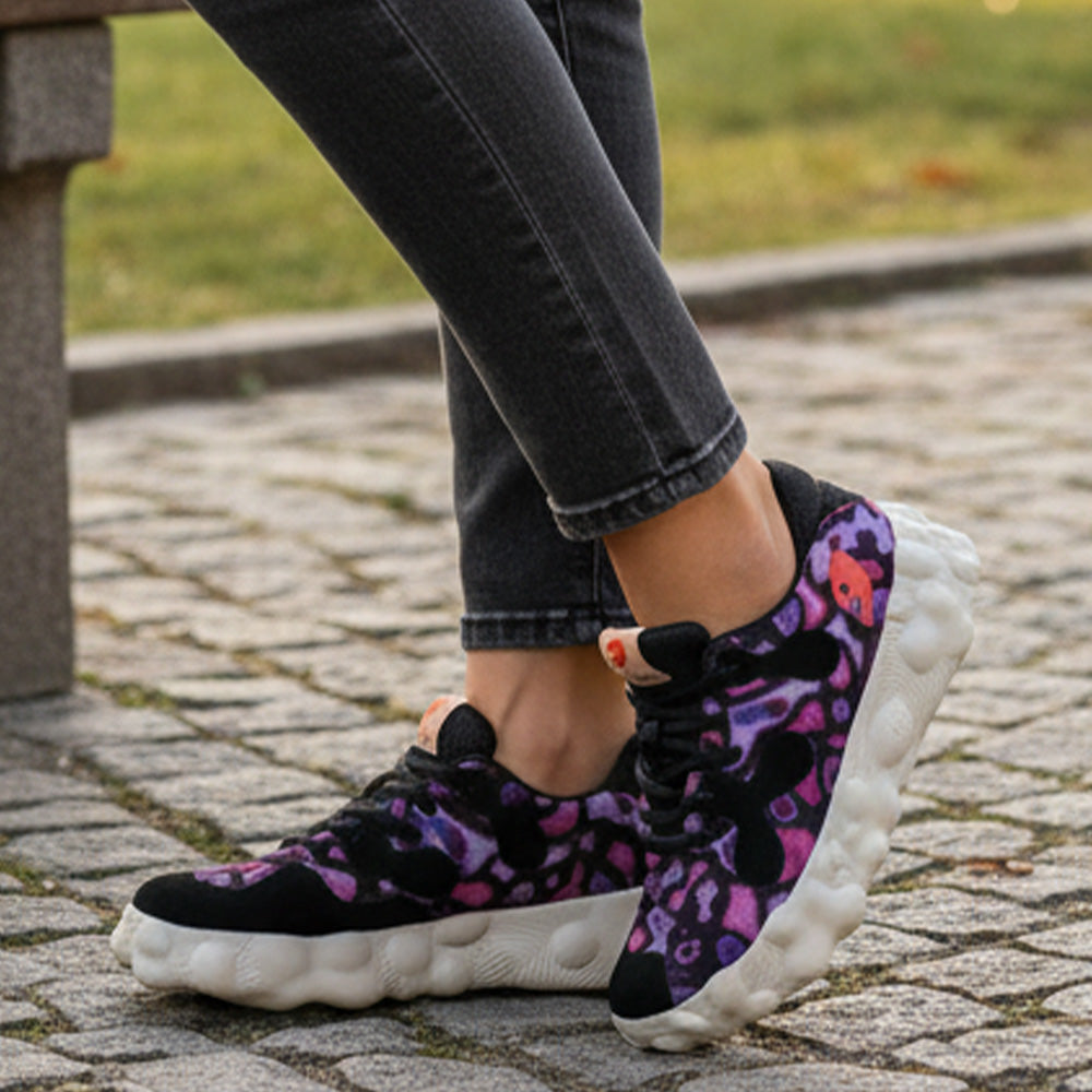 Purple Leopard Print Figueras I Women