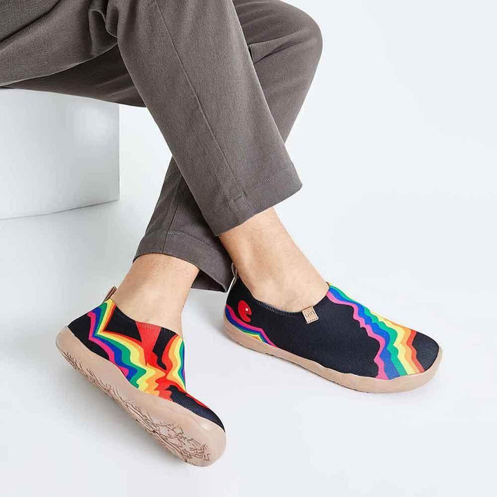 Rainbow Love Men Black Men UIN Footwear 