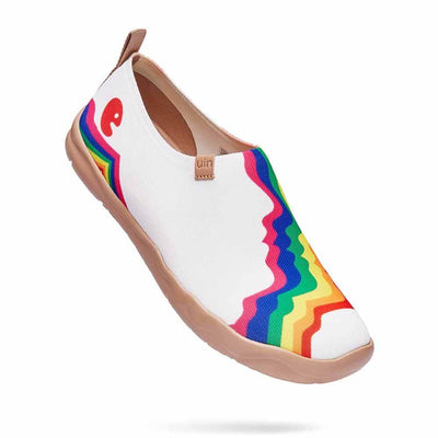 Rainbow Love Man White Men UIN Footwear 