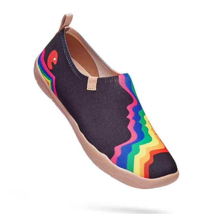 Rainbow Love Women Black Women UIN Footwear 
