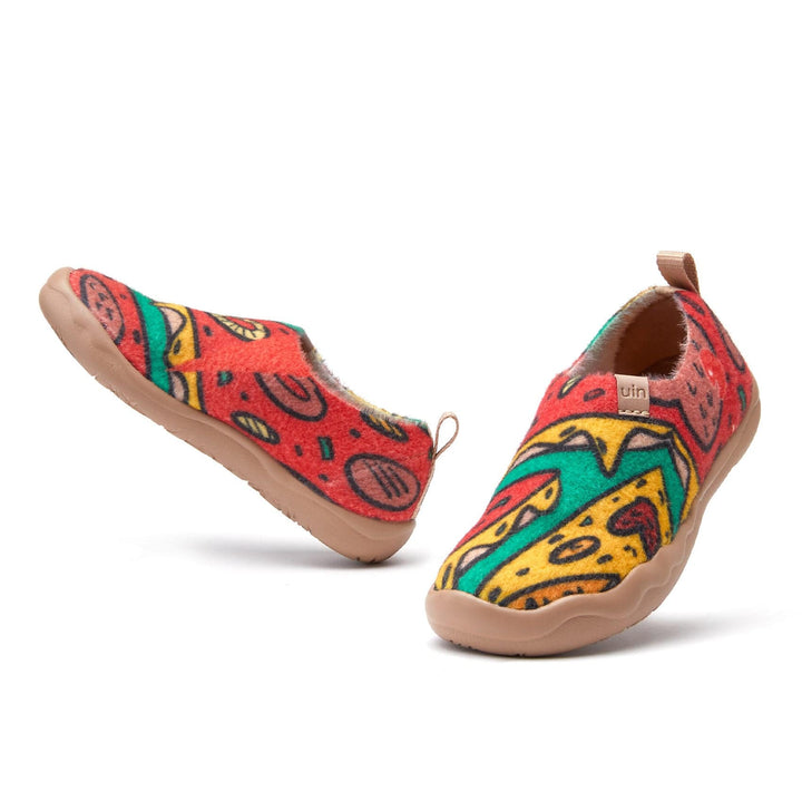UIN Footwear Kid Italian Pizza Toledo I Kid Canvas loafers