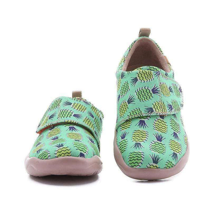 Pineapple Tree Kid Canvas Slip-ons Kid UIN Painted Footwear 