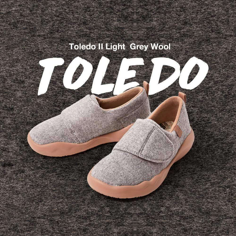 Toledo II Light Grey Wool Kid Kid UIN 