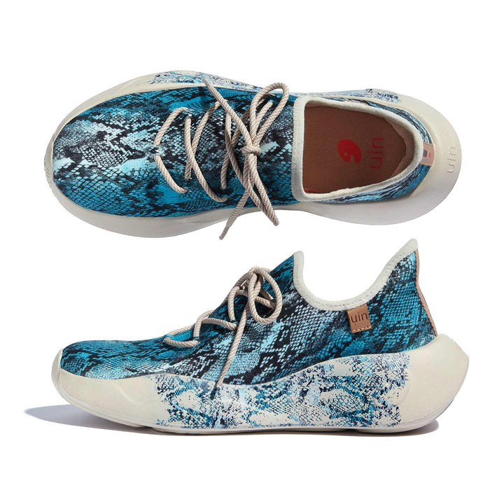 UIN Footwear Women Blue Scale San Sebastian II Women Canvas loafers