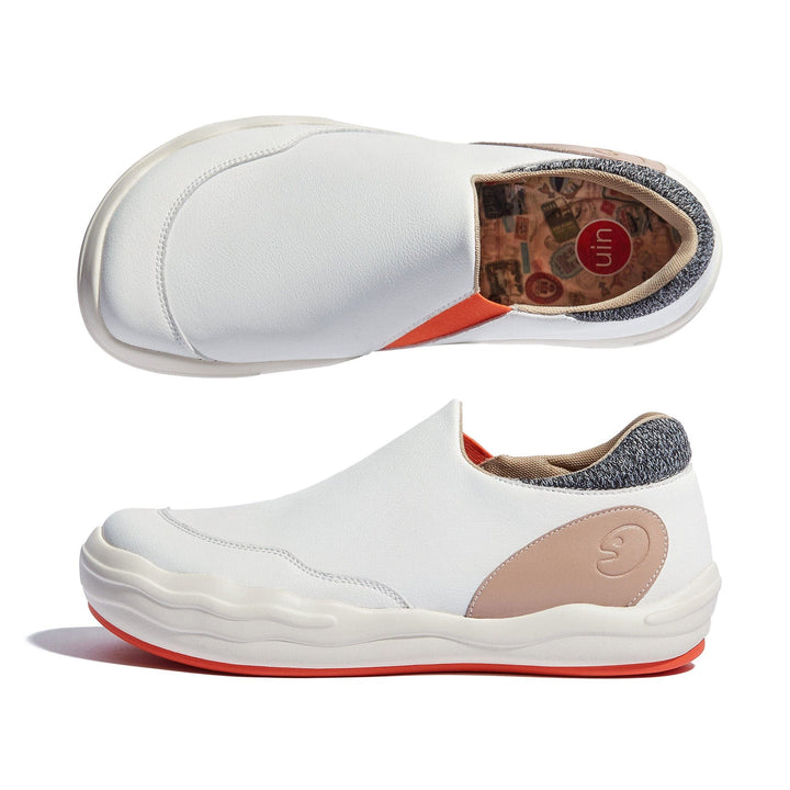 UIN Footwear Women Bright White Andalusia II Women Canvas loafers