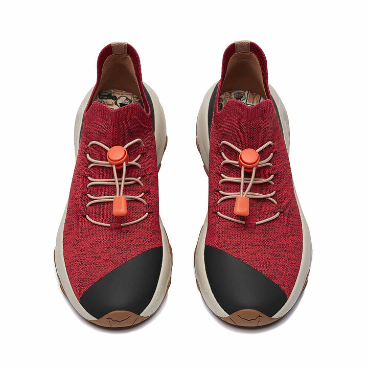 UIN Footwear Women Dark Red Cazorla I Women Canvas loafers