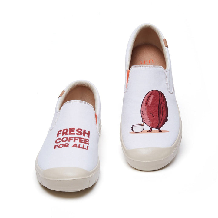 UIN Footwear Women Fresh Coffee Cadiz I Women Canvas loafers