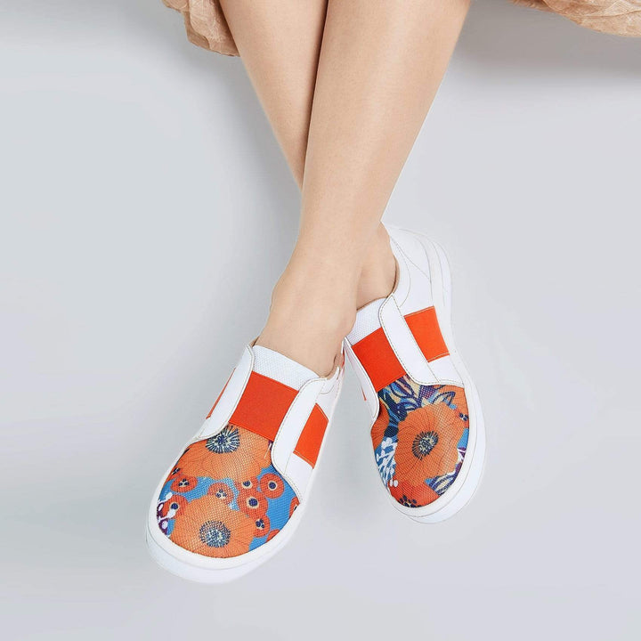 UIN Footwear Women Marigolds Cordoba Canvas loafers