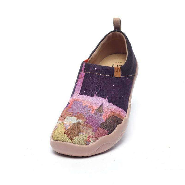 MIDNIGHT PRINCESS Painted Shoes for Lady Women UIN 