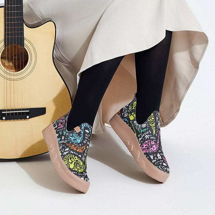 UIN Footwear Women Music Inspiration Fuerteventura I Women Canvas loafers