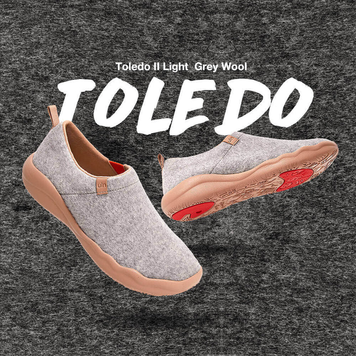 Toledo II Light Grey Wool Women Women UIN 