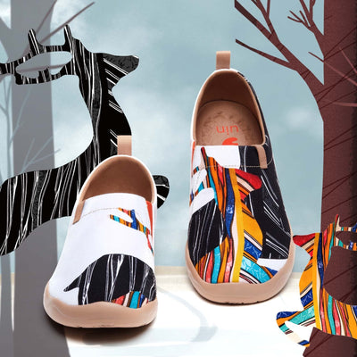 UIN Footwear Women Reindeer Dream Toledo I Women Canvas loafers
