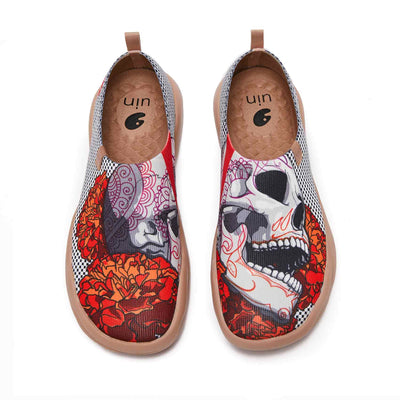 UIN Footwear Women Skeleton Women Canvas loafers