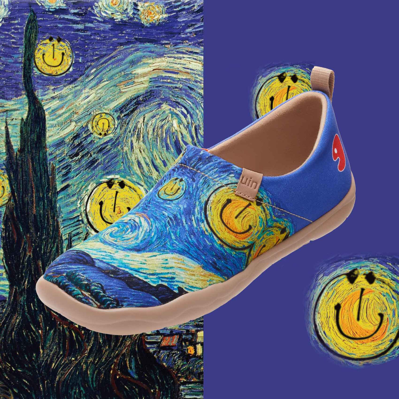 UIN Footwear Women Smiley Night Toledo I Women Canvas loafers