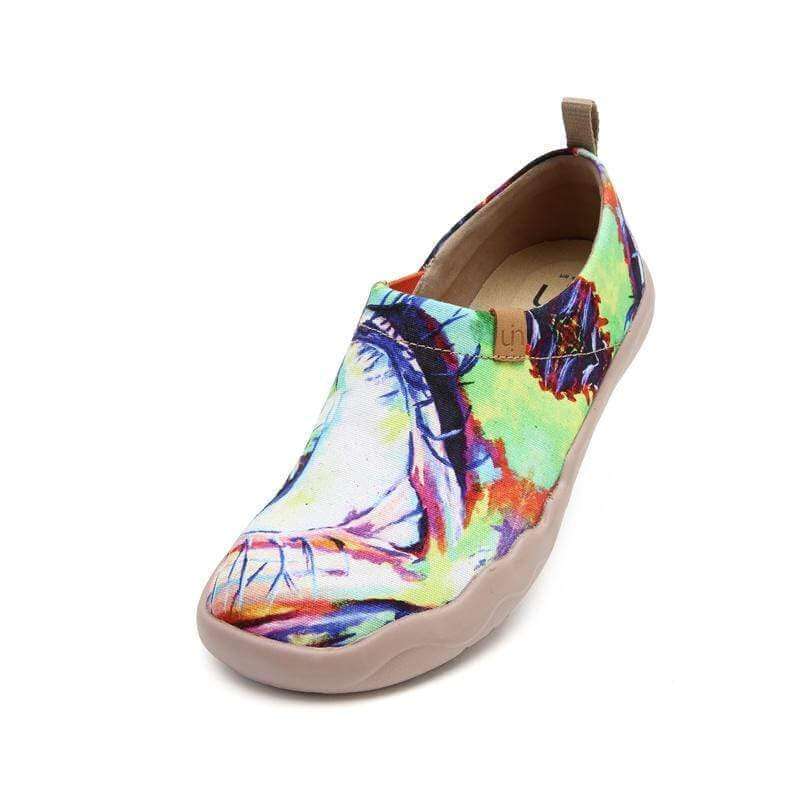 THE EYE Abstract Art Painted Shoes for Women Women UIN 