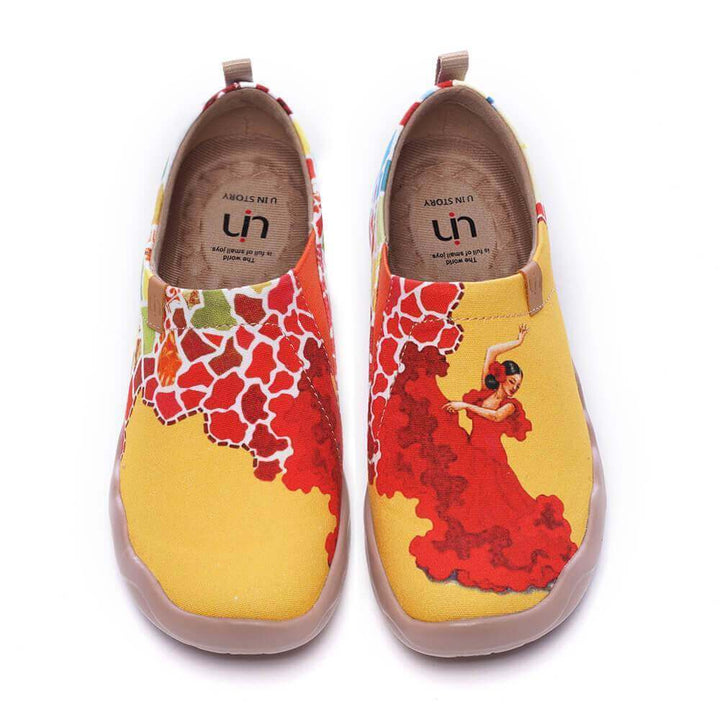 VIVA LA VIDA Women Art Painted Slip-on Shoes Women UIN 